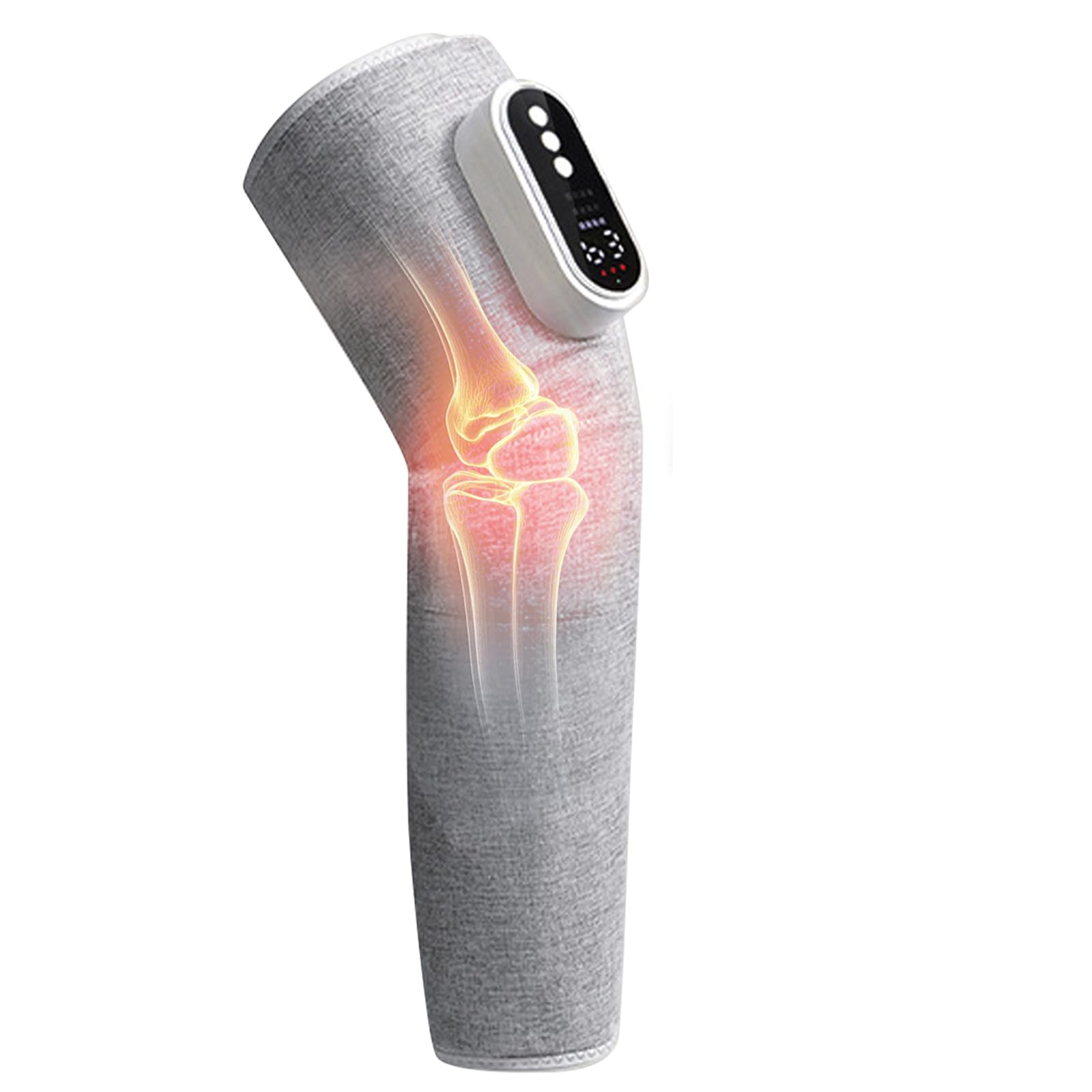 Masajeador de Piernas, Masajeador de Pantorrillas con 3 Modos de Masaje, 3 Niveles de Intensidad, 3 Funciones de Calor Tamaño Ajustable Regalo para Madre, Padre o Personas Mayores (1 Unidad)