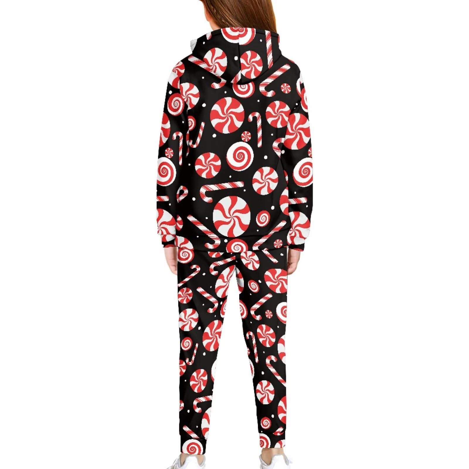 Dres dziecięcy dla dziewczynek sportowy dres do joggingu 2-częściowy bluza z kapturem + spodnie dresowe dziewczęce dresy modne zestawy odzieży