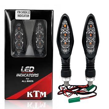 AUTOPOWERZ Front, Rear LED Indicator Light for Universal For Bike