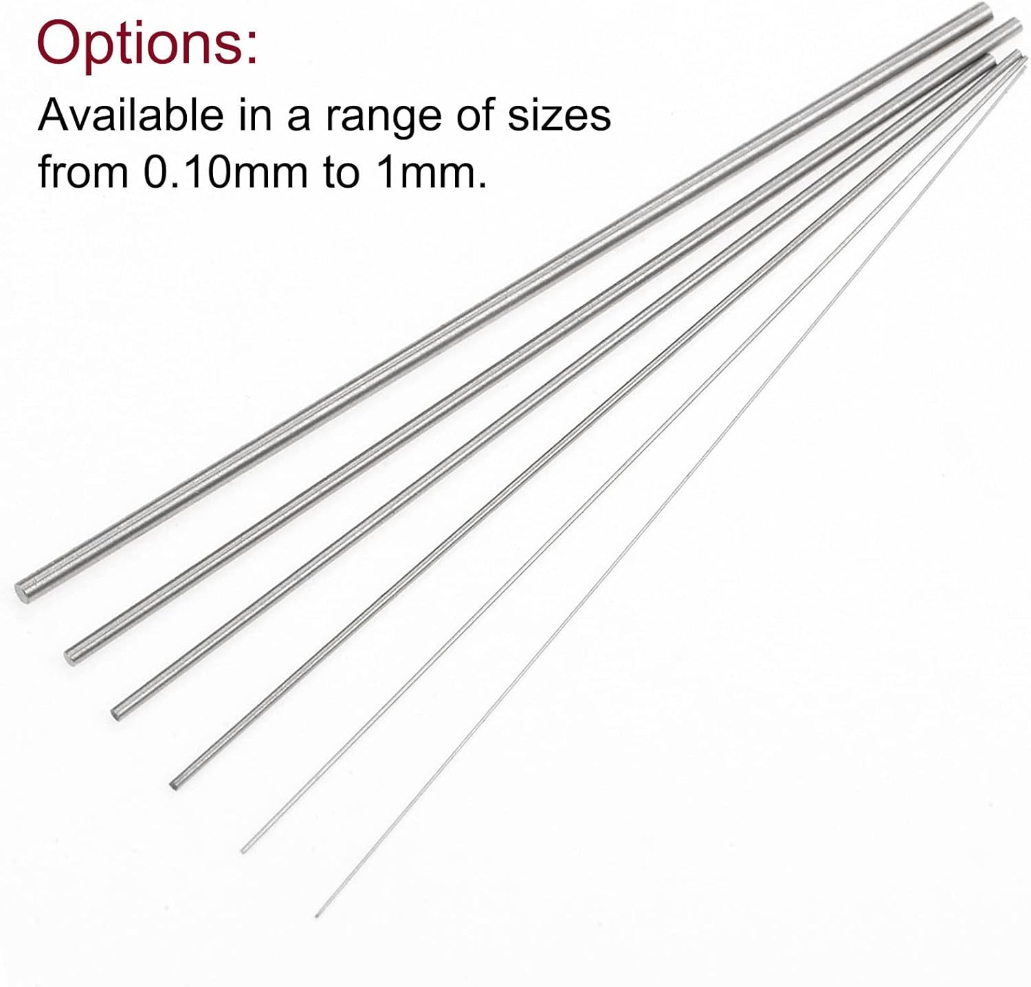 HARFINGTON 0.0055" Pin Gage 0.14mm Diameter Metric Tolerance 0.001mm Class X Plug Gage Pin, Bearing Steel Go No-Go Plug Gage