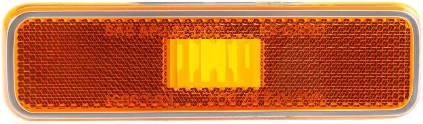 DAT AUTO PARTS Driver Or Passenger Side Front Side Marker Light Assembly Replacement for Dodge Ramcharger, Pickup Fullsize, Turismo, Scamp, Horizon