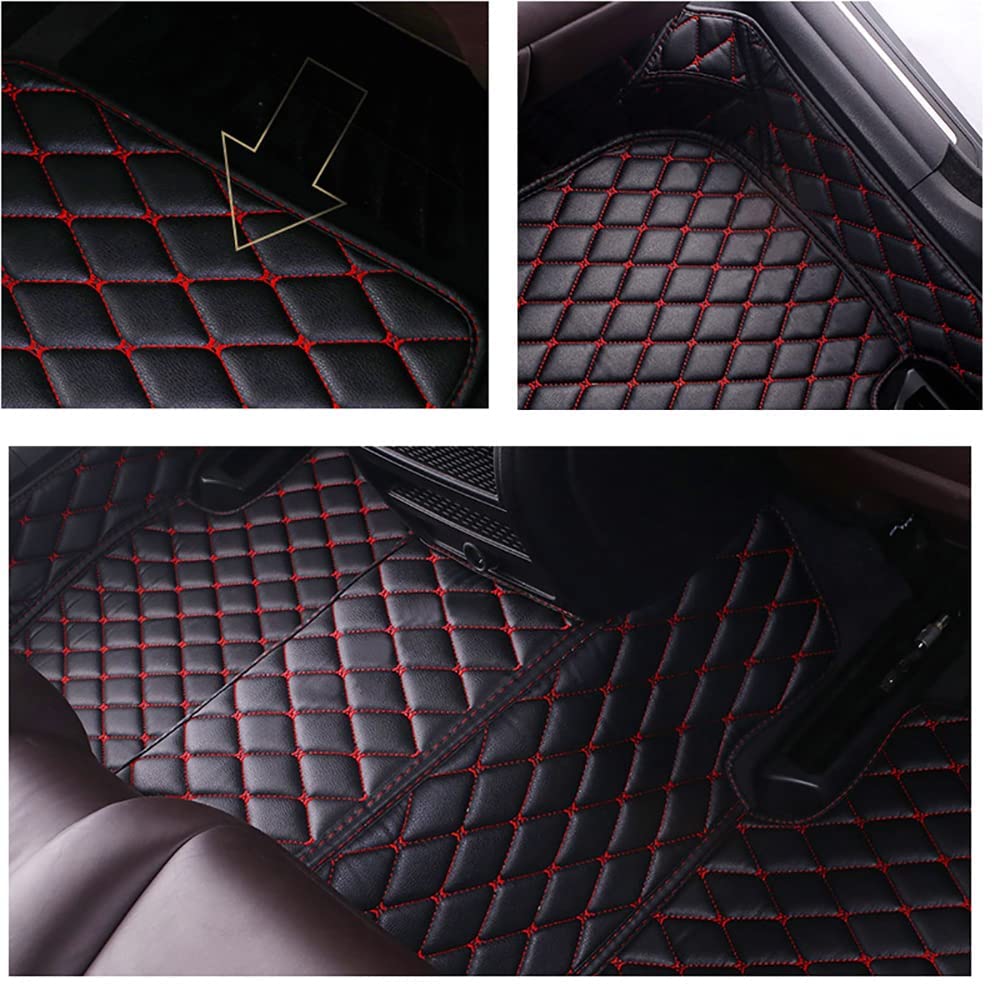 Auto vloermatten,voor kia Sportage 2019(LHD),waterdichte antislip tapijtvoeringen beschermingsmattenset accessoires,C-Black-beige