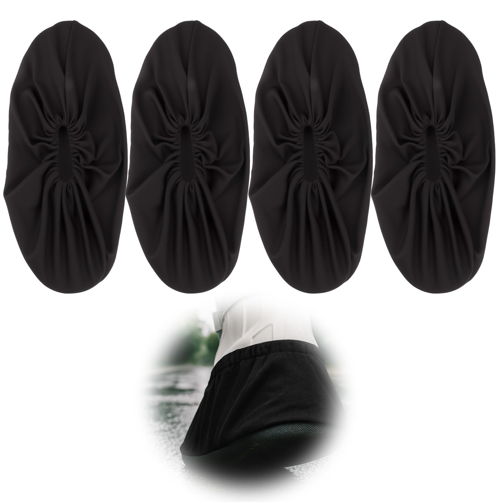 Photo 1 of 2 Pair Medical Boot Cover, Fracture Medical Cast Boots Shoe Covers, Oxford Cloth Non Slip Reusable Shoe Covers, Ideal for Patients with Broken Feet or Ankles Who Are Using Walking Boots for Recovery