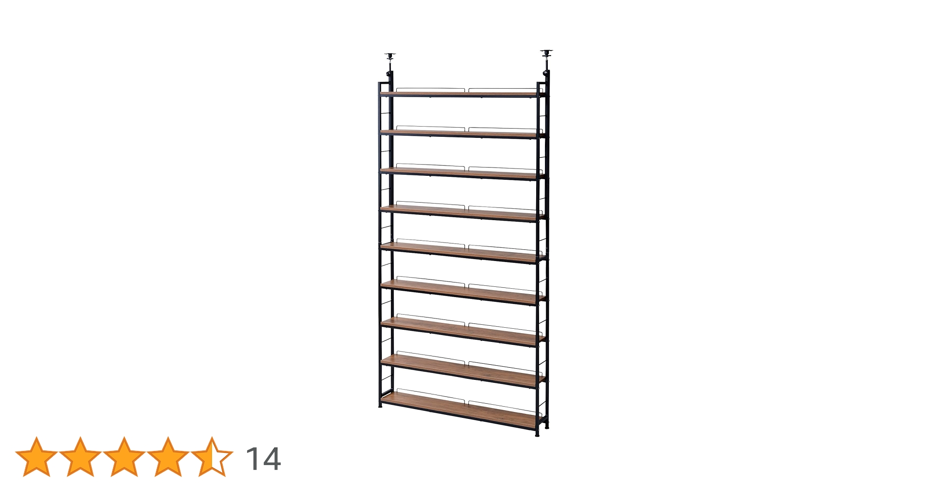 本棚(張りメッキ)大容量総耐荷重180kgRTRS-10015(AIV/SWH) 本棚(張り 本棚(張りメッキ)大容量総耐荷重180kgRTRS-10015(AIV/SWH) 本棚(張り