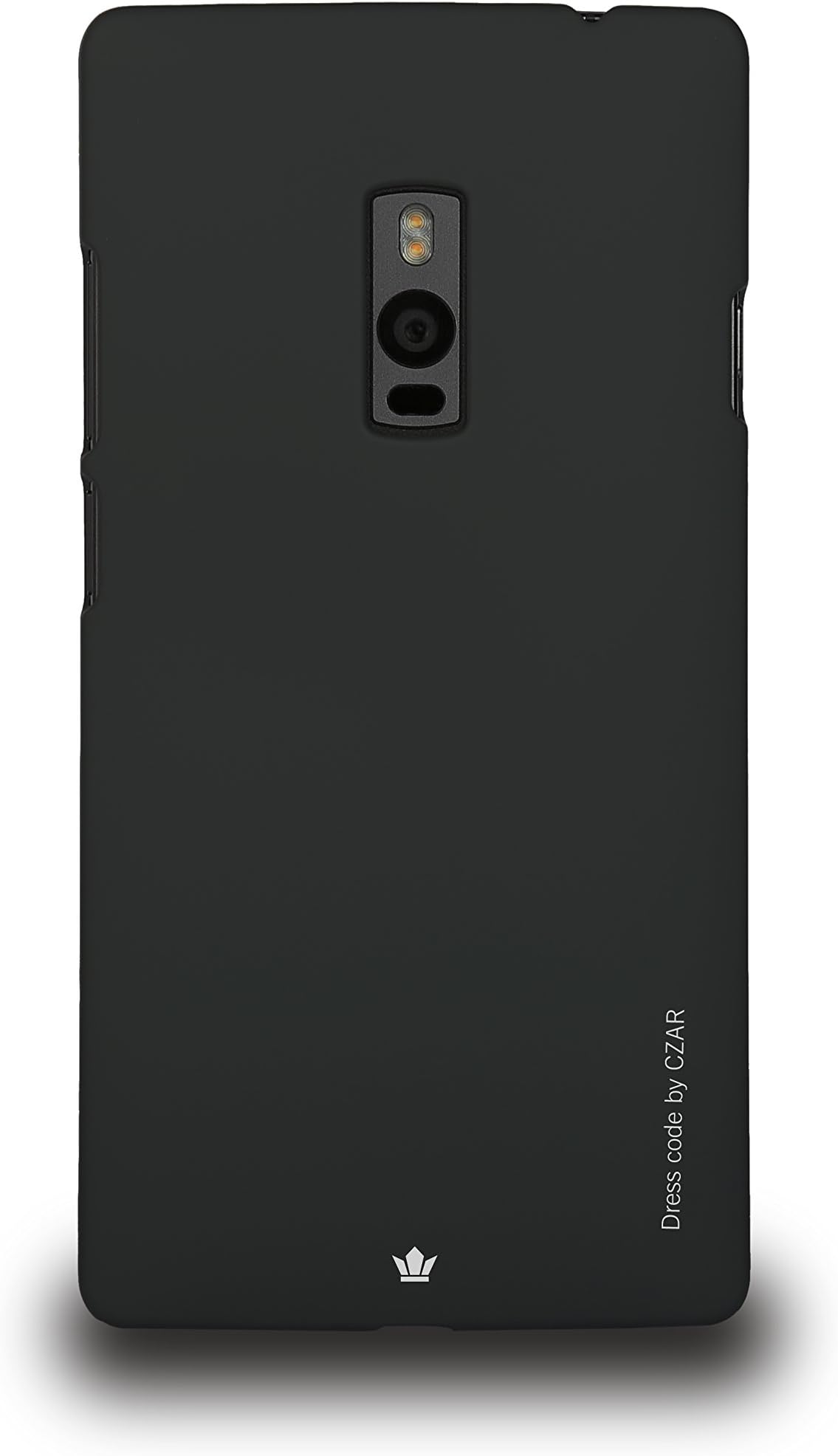 Czar One Plus 2 Black case/Cover Dress Code, Ultra Smooth Texture, Tough Polycarbonate, Super Slim by:- Kolostahl