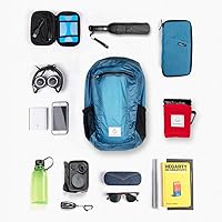 Vista 7 de Mochila 4Monster de excursionismo, de día, resistente al agua, ligera, plegable, para viajes, campamento, exteriores