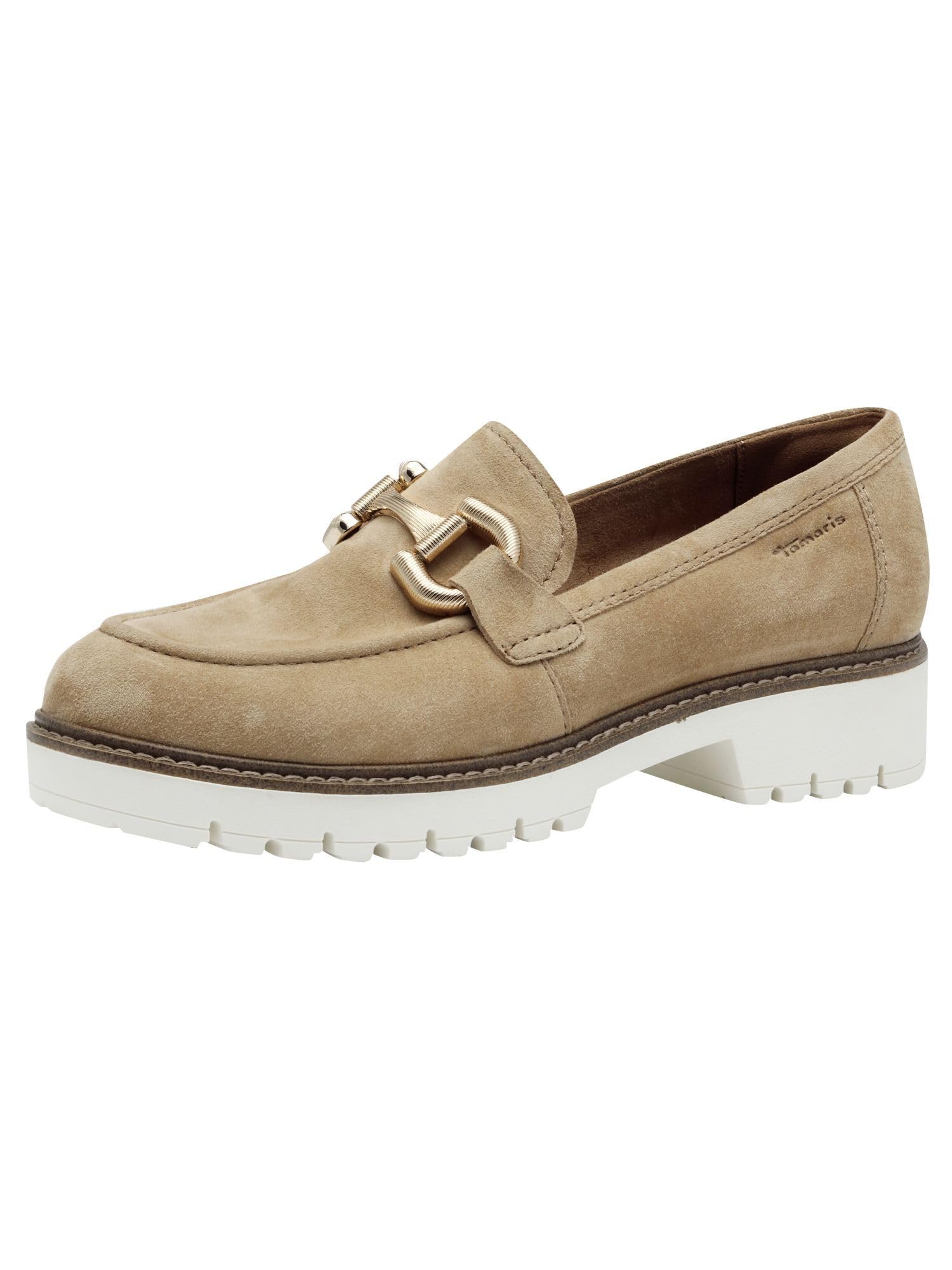 Tamaris Damen Loafer flach Leder