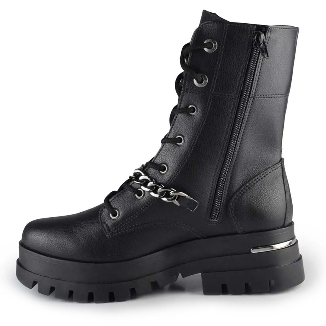 Bota Coturno Feminino Tratorado Com Corrente Preto Via Marte (Preto, BR, Adulto, Numérico, 38) em promoção! Veja a oferta e mais achadinhos de Botas 4 Hoje é o melhor dia para comprar Bota Coturno Feminino Tratorado Com Corrente Preto Via Marte (Preto, BR, Adulto, Numérico, 38) com aquele preço maroto! Promoção! Aproveite a oferta! 4