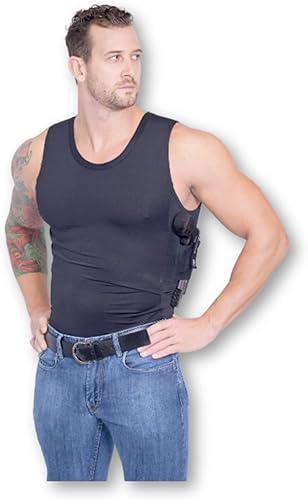 Miniatura 4 de Camiseta sin mangas oculta para hombre  Funda segura para pistola  táctica y uso diario  (S-3XL)