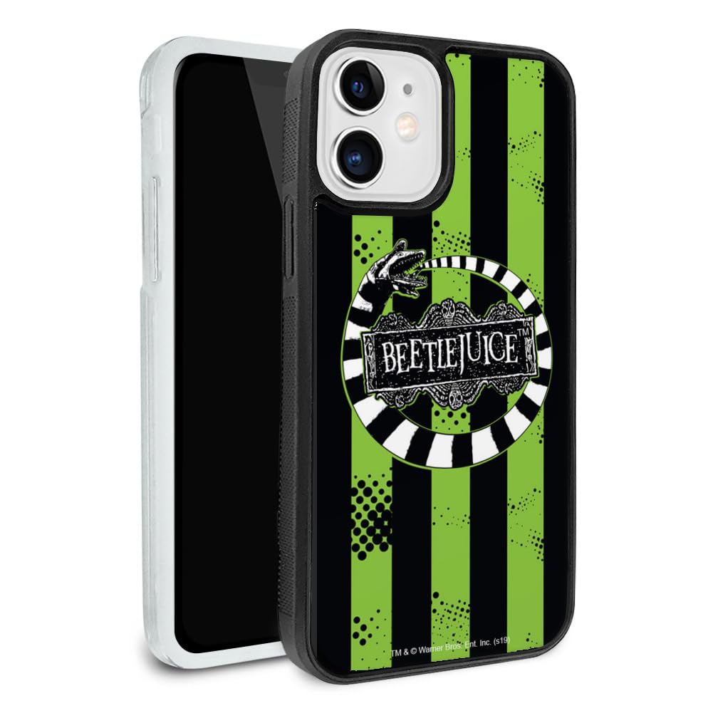 Amazon.com: Beetlejuice Beetle Worm Protective Slim Fit Hybrid Rubber  Bumper Case Fits Apple iPhone 12 Pro and 12 : Cell Phones & Accessories