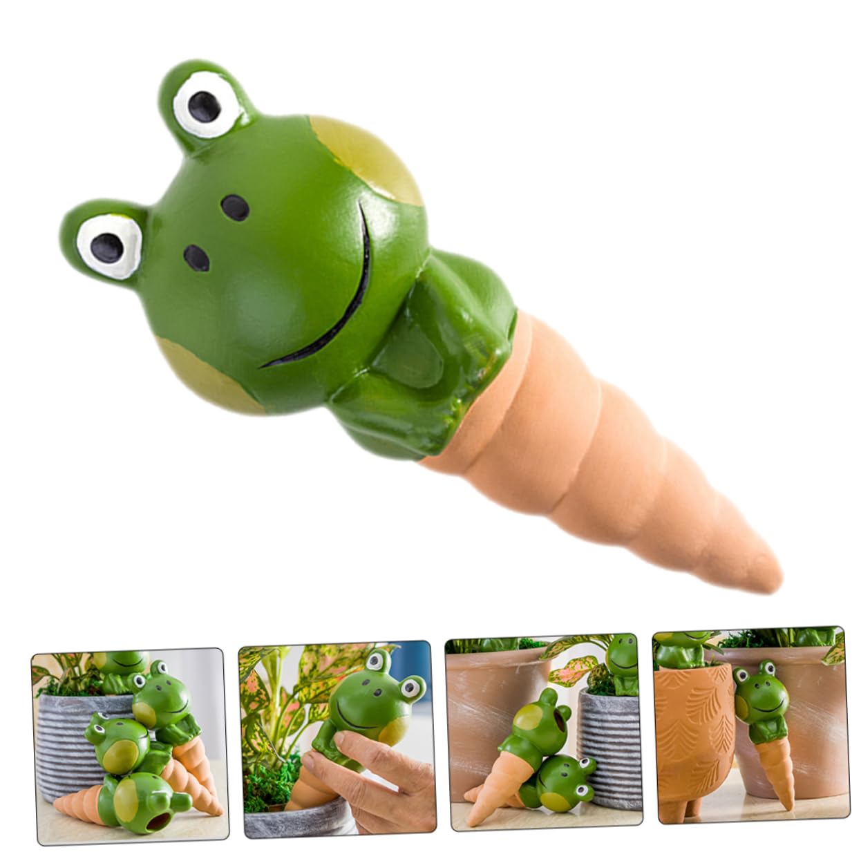 TOYANDONA Globes D’arrosage Automatiques pour Plantes, Lot de 4 en Poterie | Arrosage Goutte à Goutte, Usage Jardin et Pelouse, Forme Globe Chic, Pratique et Facile à Utiliser
