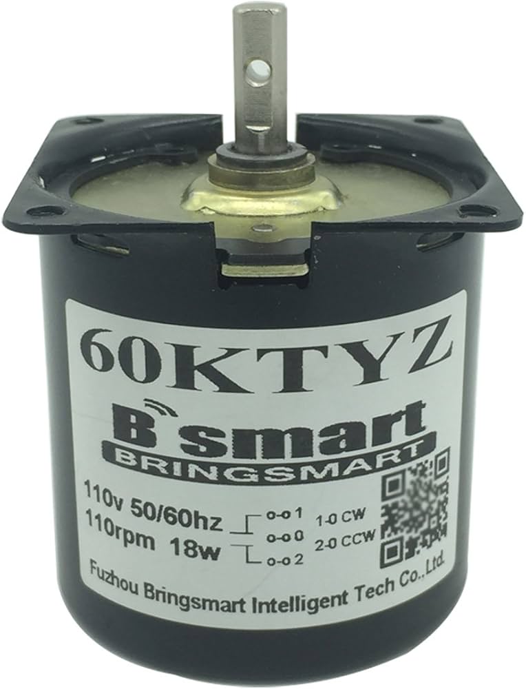 Amazon.co.jp: Bringsmart ACモーター ギアボックス 100V 110V 2.5rpm