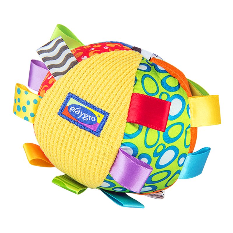 Playgro Loop Rattle · Hochet avec peluche girafe · dès la naissance