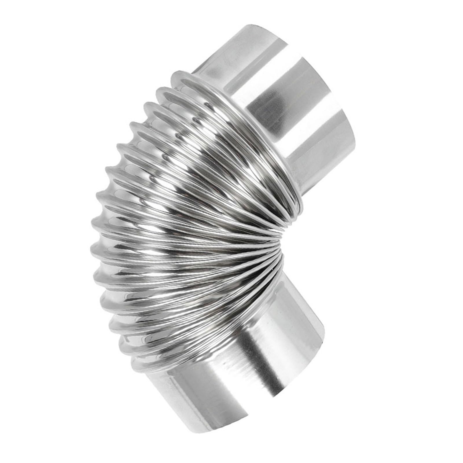 90 Degree Stove Pipe, Stainless Steel 90 Degree Elbow Stove Chimney Flue Extension Silver 18x9x9cm