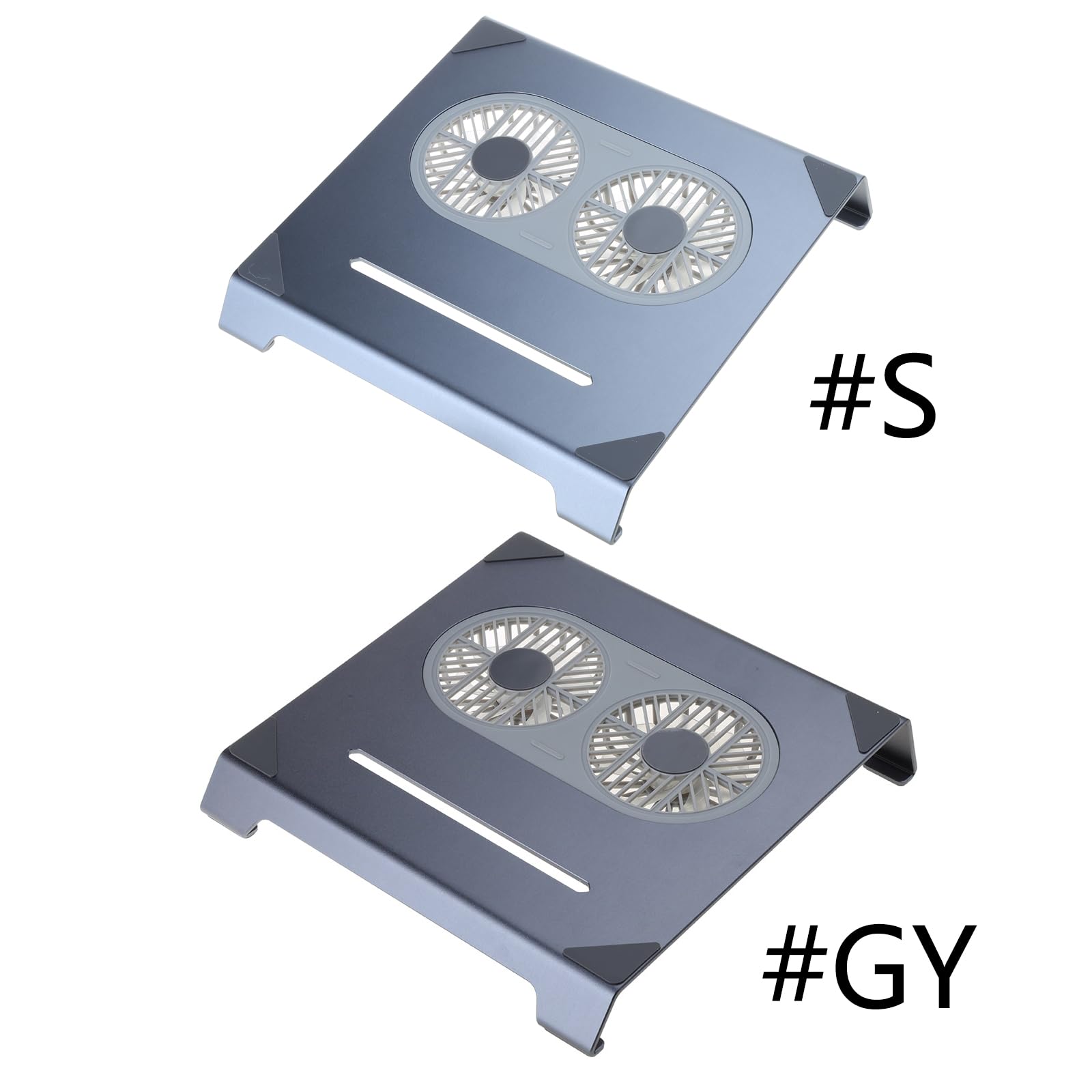 Boneruy Supporto per Laptop con Ventole Raffreddamento Staffa Dissipazione del Calore Portatile per Supporto per Notebook da Tavolo Staffa per Notebook Supporto