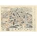 Cavallini & Co. Florence Map Decorative Decoupage Poster Wrapping Paper Sheet