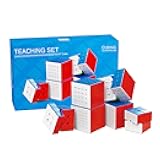 Speed Cube Set - Puzzle Cube, Magic Cube Bundle Collection Cube 2x2 3x3 4x4 5x5 6x6 7x7 Puzzle Cube Toy Gift Box for Children Adults, Pack of 6, Moyu MFJS WCA 2-7 Set (Stickerless)