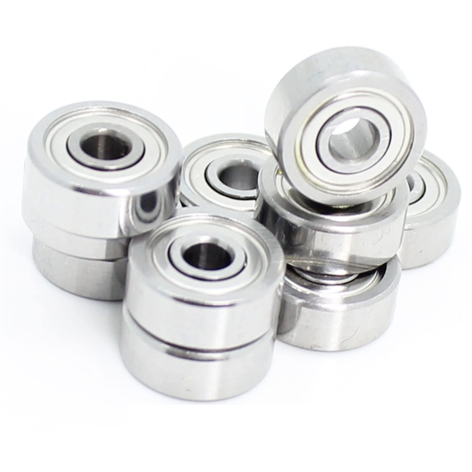 Roulement à billes à gorge profonde en acier chrom Lot de 10 roulements 623ZZ 3 x 10 x 4 mm ABEC-7