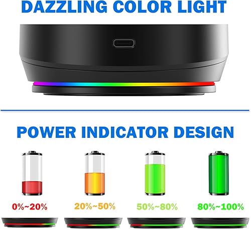 Miniatura 6 de Mulli Licuadora portátil, batidora personal recargable por USB para batidos y batidos, mini licuadora con seis cuchillas para comida de bebé,