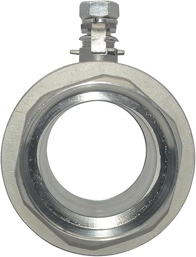 Miniatura 6 de 4" manija llena WOG1000 del vinilo de la válvula de bola del puerto de la hembra 316 del NPT 316