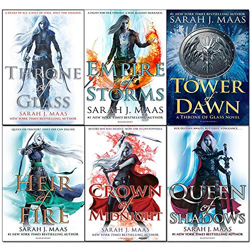 Sarah J. Maas Throne of Glass Series 6 Books Collection Set (Ages 14+) - English - Fantasy