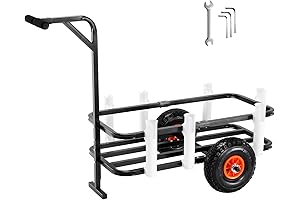 VEVOR Beach Fishing Cart: Haul Your Catch with Ease