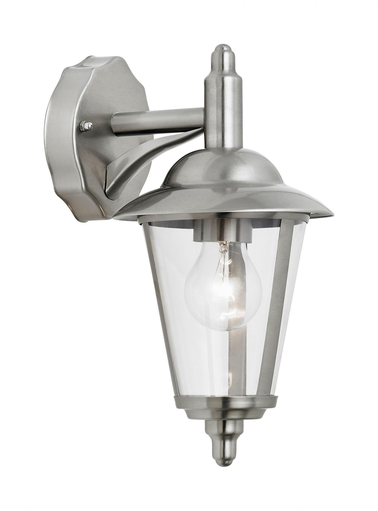 Klien Downlight 1lt Wall IP44 60W - Polished Stainless Steel