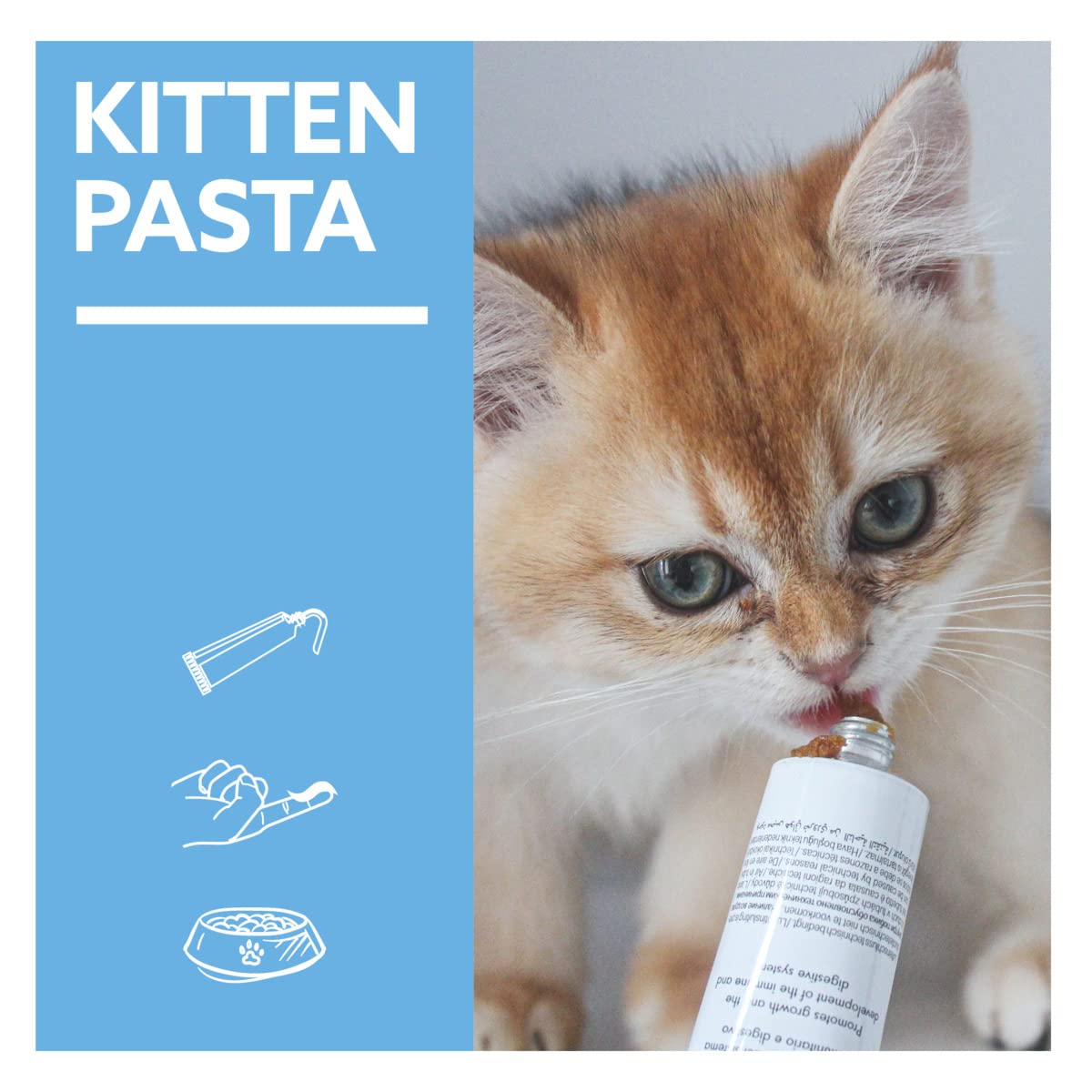 GimCat EXPERT LINE Kitten Pasta para el Crecimiento de Gatitos desde 6 Semanas, Sin Azúcar, 50 g