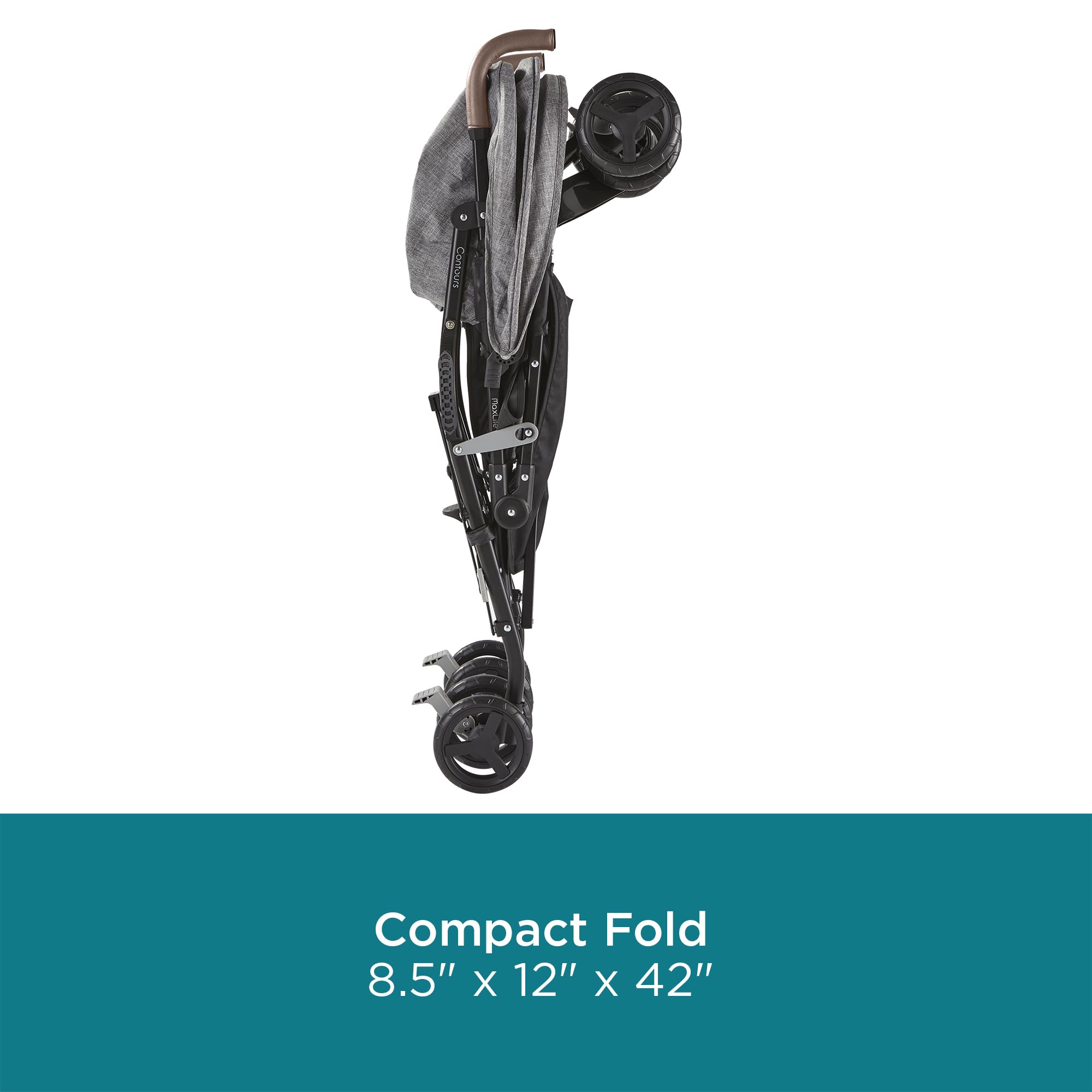 Contours MaxLite Deluxe Lightweight Compact Umbrella Baby Stroller, Toddler Stroller, Infant Stroller, Travel Stroller for Infant and Toddler
