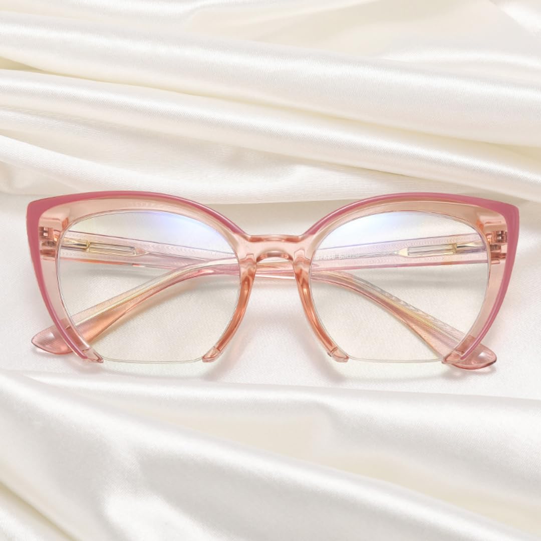 Okulary przeciwsłoneczne damskie w stylu retro, półramkowe, kocie oczy, oprawki męskie