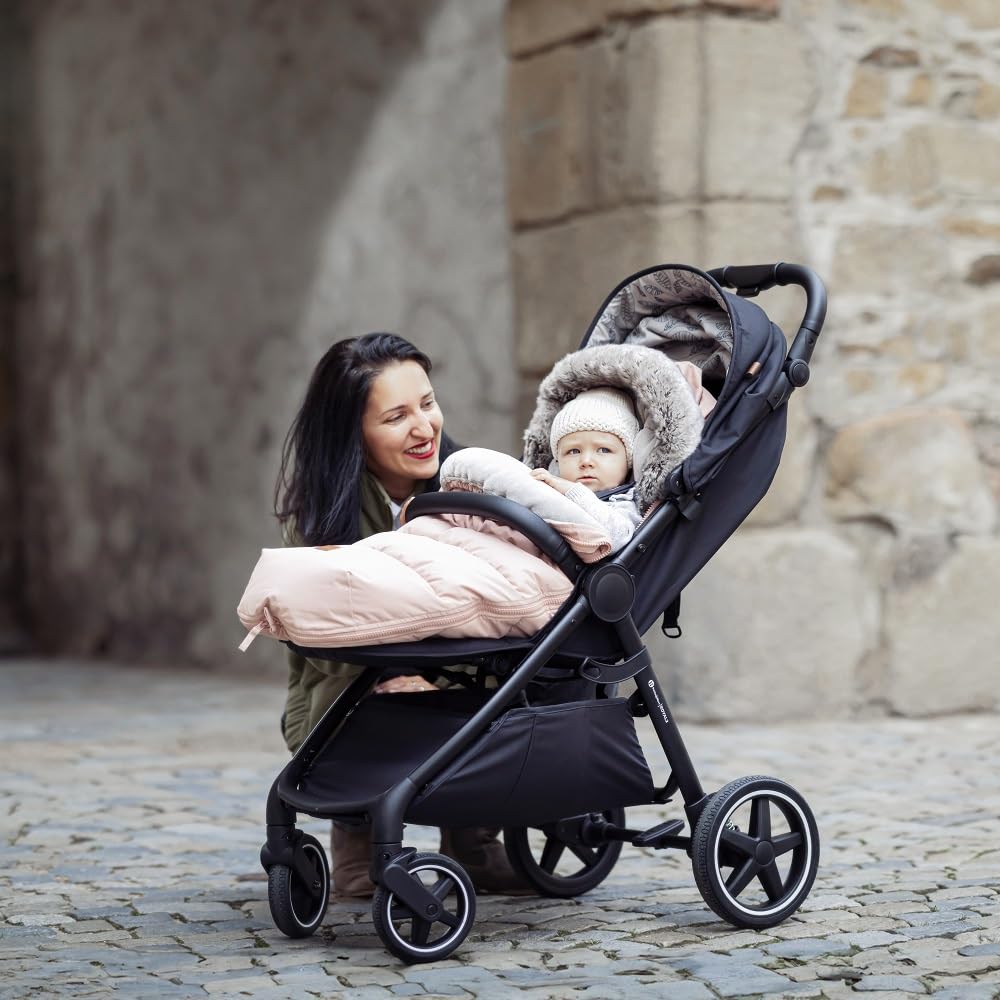 Petite&Mars COMFY - Sacco nanna 4 in 1 per passeggino, per passeggino, sacco nanna invernale, impermeabile, antivento