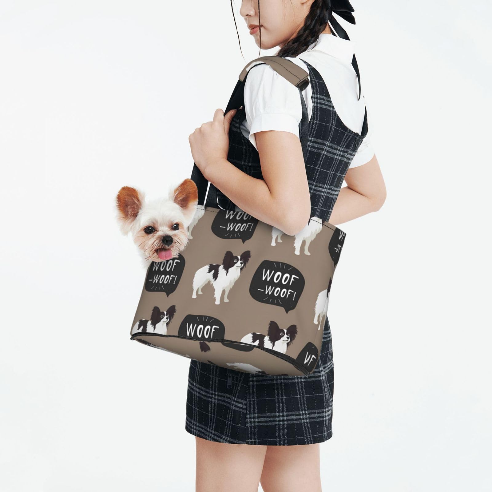 チェック柄 ペットキャリーバッグ 小型犬 チワワ 【公式通販】