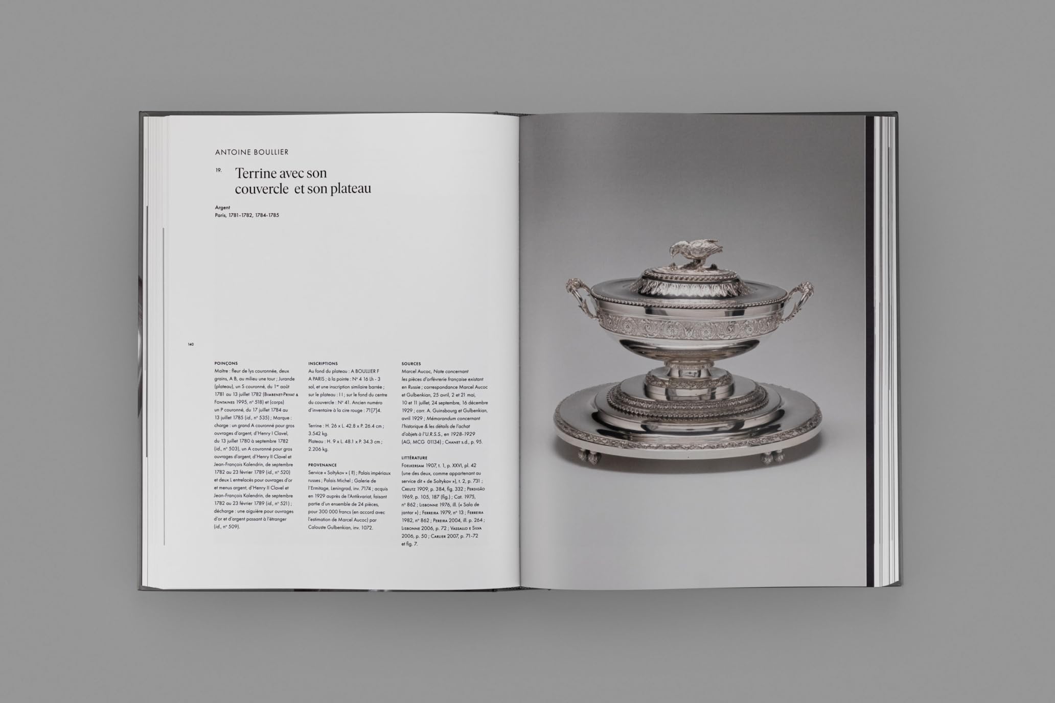 Calouste Gulbenkian Collection French Silverware Book