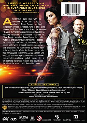 Blindspot Temporada 1 DVD pack completo con extras y estuche original 3
