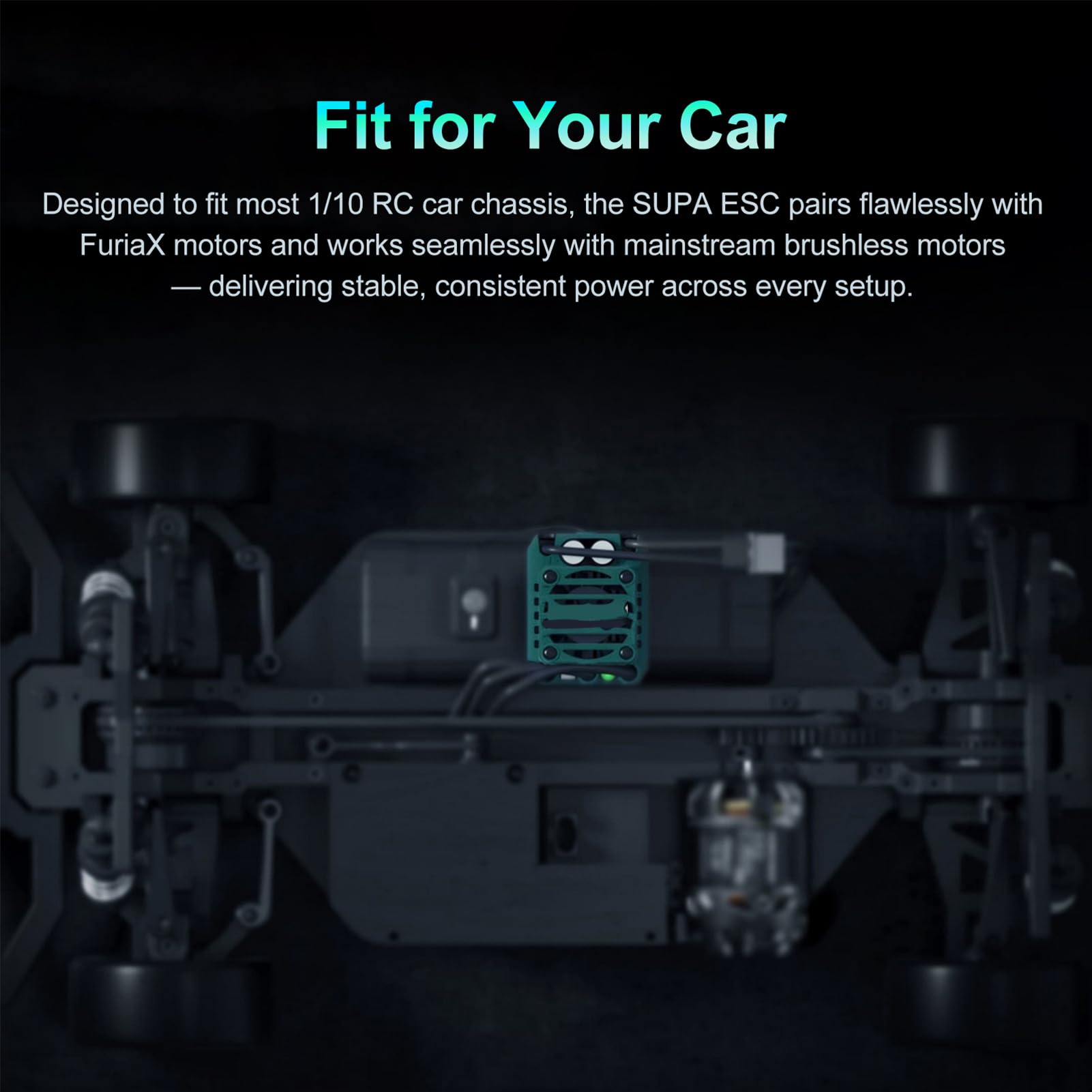 Dilwe 60A ESC, Bezszczotkowy Regulator Prędkości Silnika z Dostrojeniem Smartfona, Aluminiowy Wentylator Radiatora, do 1/10 RC Off Road Crawler Szybka Ciężarówka z Czujnikiem i