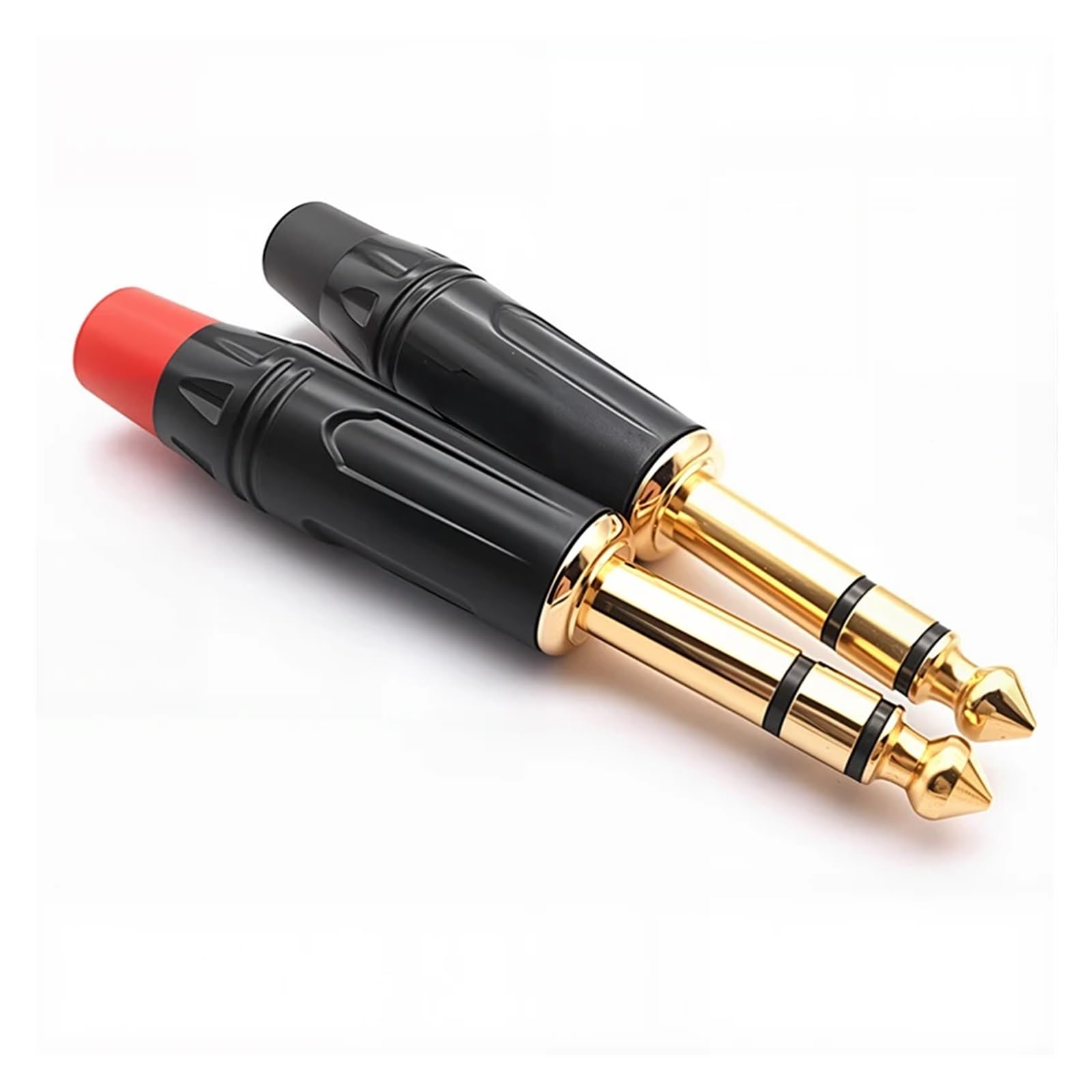 2 connettori stereo mono per audio musicale, 6,35 mm, TRS da 6,35 mm, a saldare, per cavi altoparlanti/chitarra/microfono (mono, 2 pezzi)