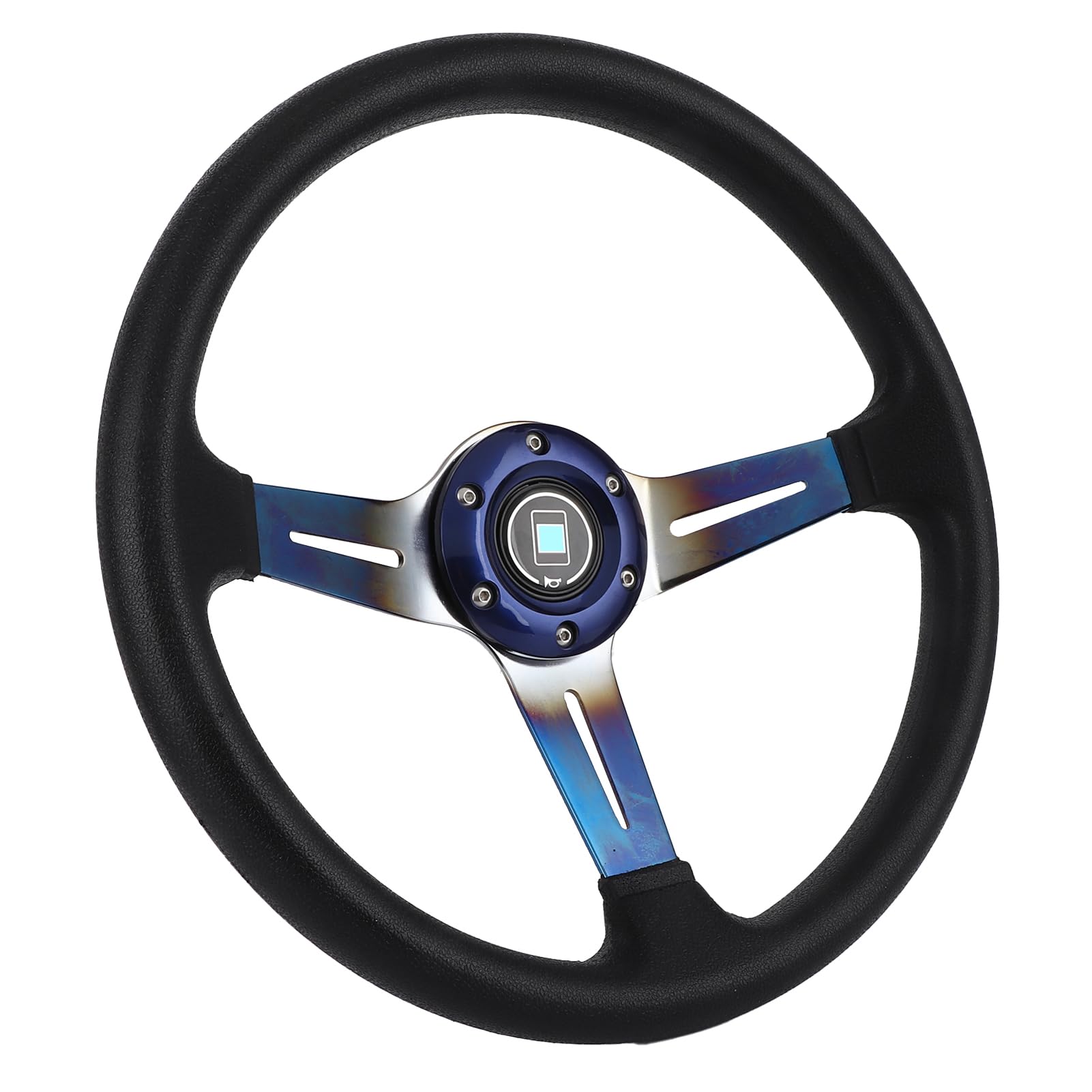 13,4-calowa Sportowa Kierownica do Driftu Aluminiowe Akcesorium Zamienne do Samochodu Wyścigowego, Kompatybilne z większością Standardowych Adapterów Piasty