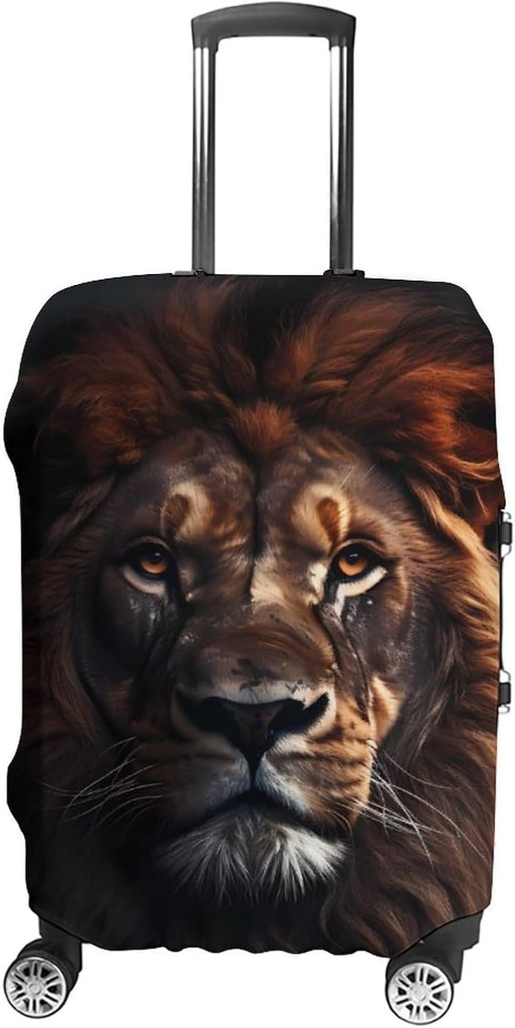 Animal Lion Suitcase Covers for Luggage Carry On Cover Travel Accessories Fit 19-32 Inch