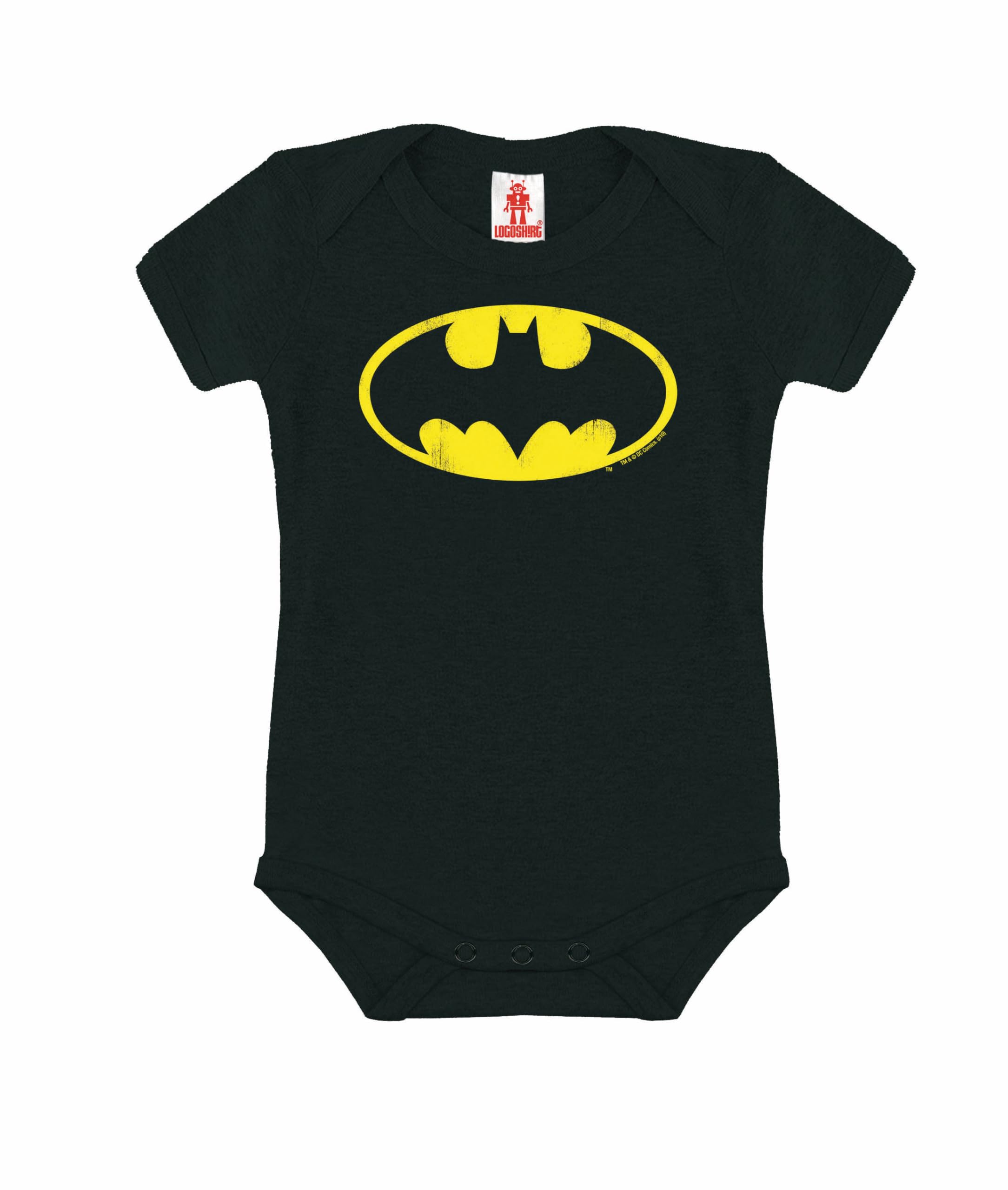 Logoshirt® DC Comics I Batman I Logo I Body pour bébé I Manches Courtes I Design Original sous Licence