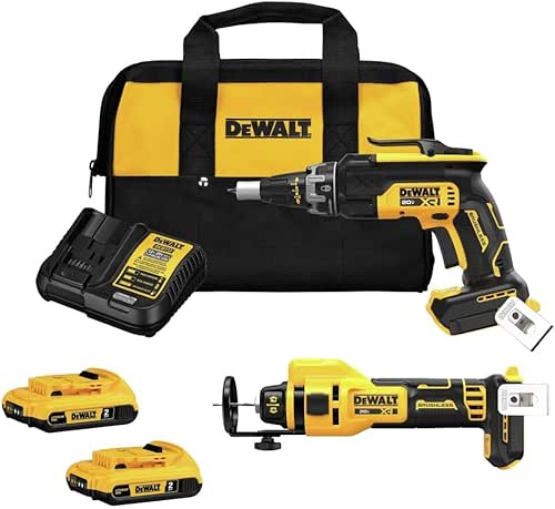DEWALT 20V MAX XR Brushless Drywall Screw Gun and Cut-Out