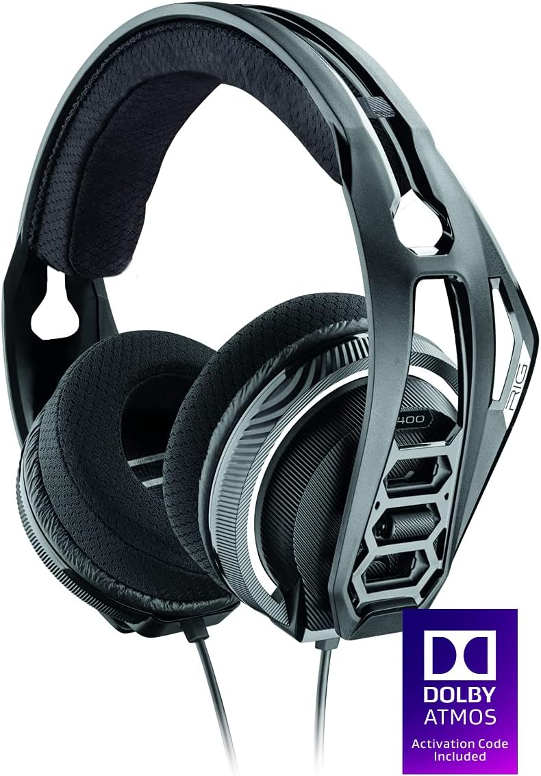 RIG 400LX 3D Audio Gaming Headset for Xbox One with Dolby Atmos and LX1 Adapter