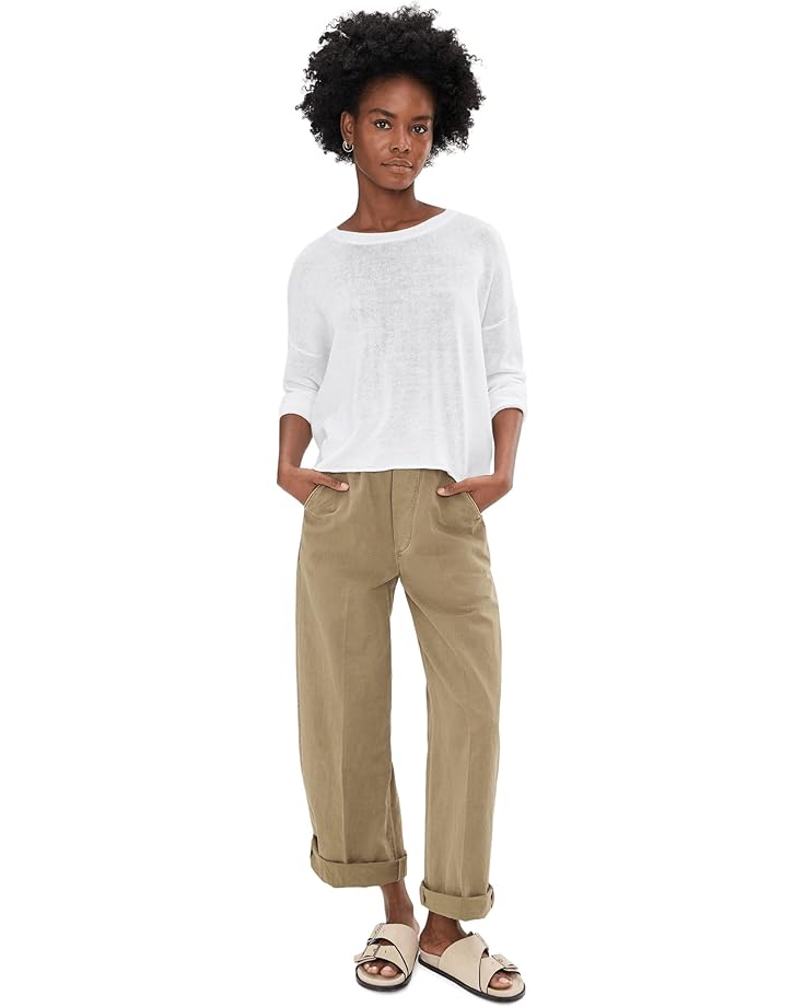 Eileen Fisher Organic Linen Cotton Crew Neck Sweater - #2 of 5