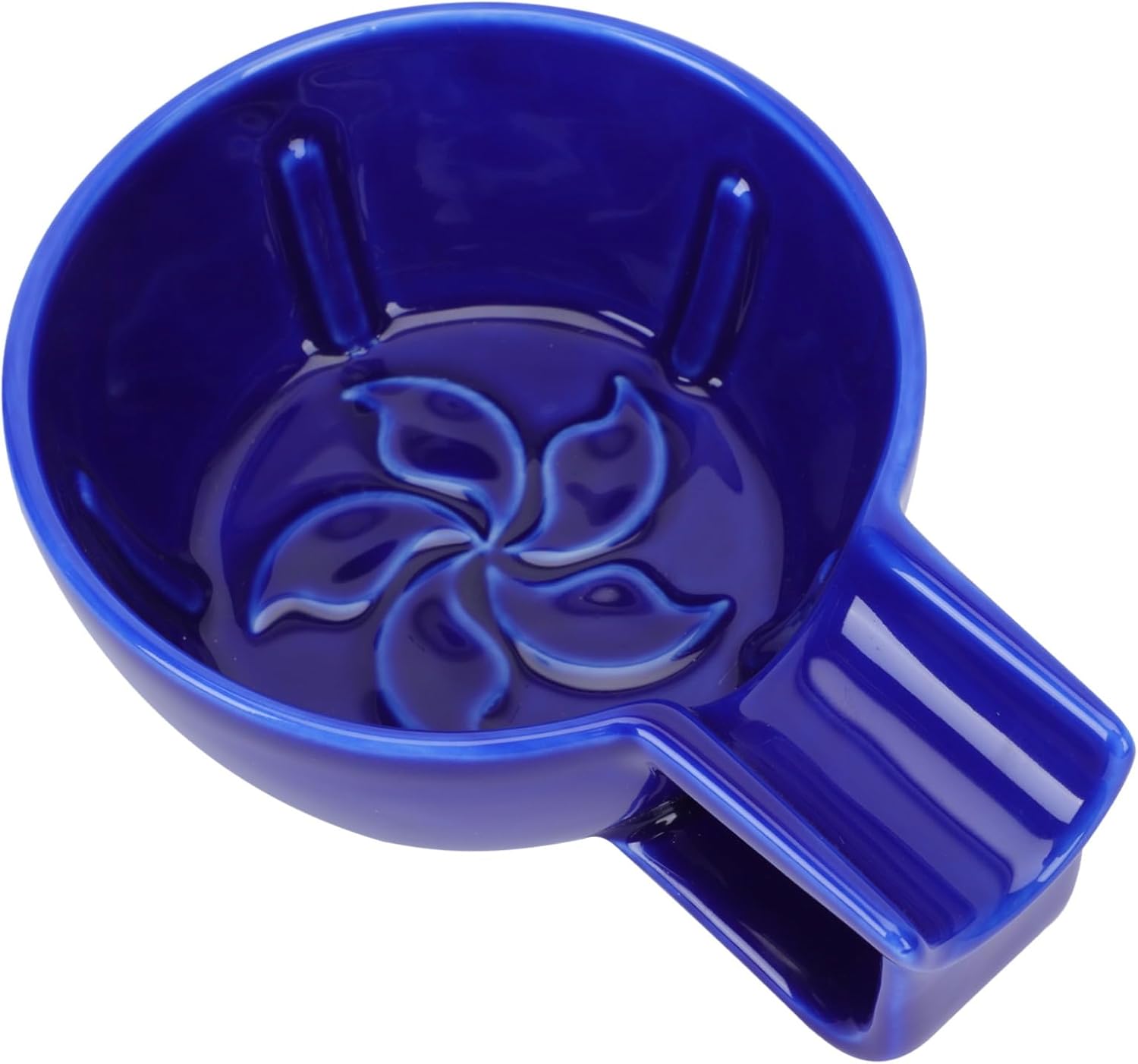 Ceramic Shaving Bowl for Men Large Capacity Durable Practical Foaming Container Smooth Surface Safe Home Use Blue