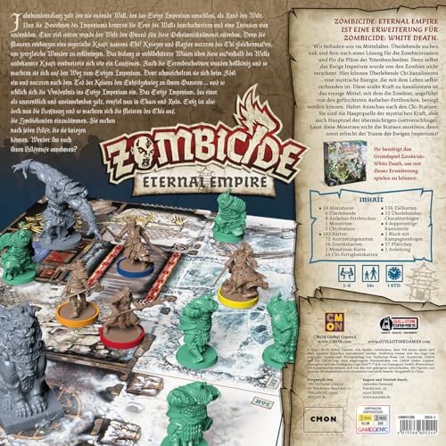 CMON, Zombicide: White Death, Eternal Empire, Expansion, Connoisseur Game, Dungeon Crawler, 1-6 Players, from 14+ Years - Image 4