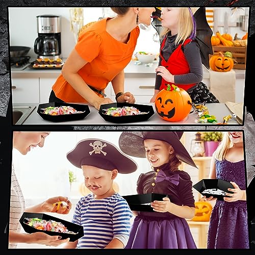Dandat SES-DANDAT-654 4 Pcs Halloween Candy Bowl Plastic Serving Tray thumb #4