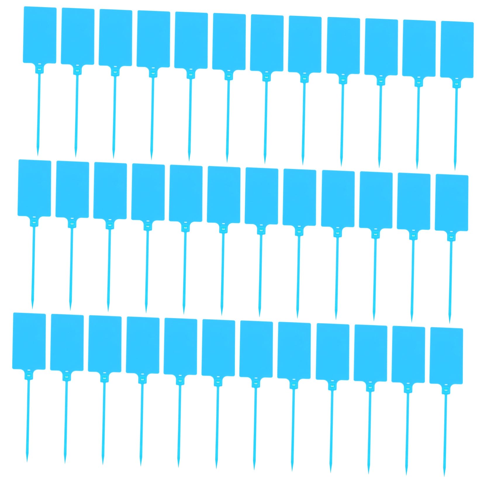 Gatuida Sturdy Colorfast 100pcs Logistics Tags Blank Pendant Label for Easy Labeling Management
