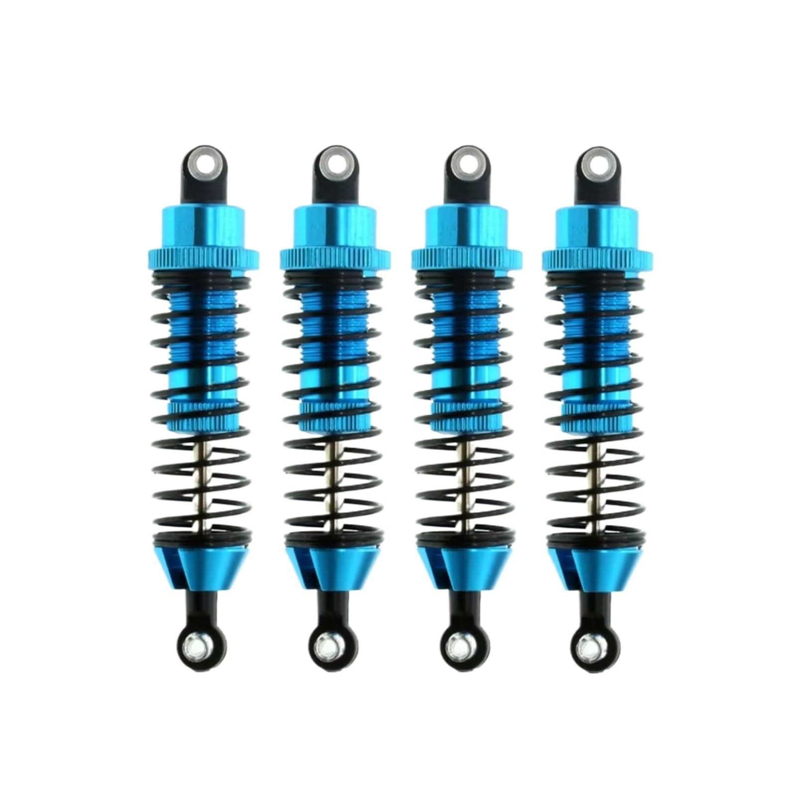 Modelli Ammortizzatore RC Per Redcat Gen8 Gen 8 Per Scout II 1/10 4 Pezzi 85 Mm Ammortizzatori In Metallo Blu RC Crawler Modello Auto Ricambi E Utilizzo Per Aggiornamento Auto
