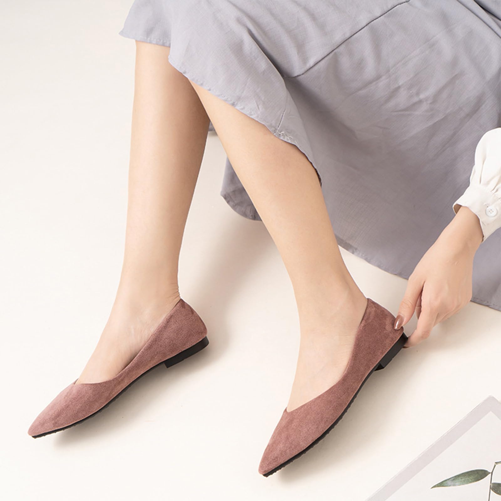 Scarpe Basse Donna Slip On Ufficio Casual Stile Quotidiano