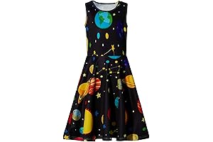 Enchanting Floral Sleeveless Dress for Young Girls