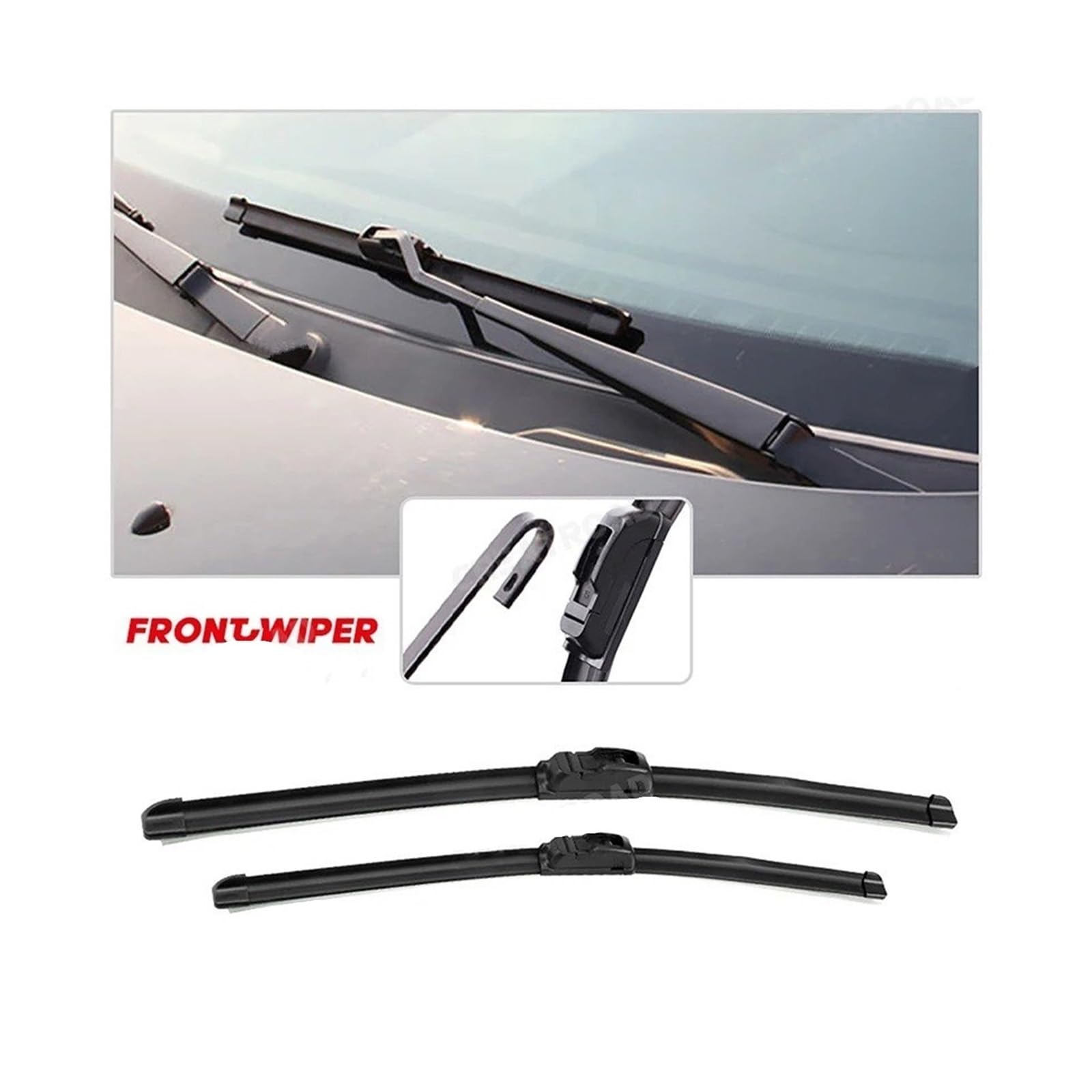 Parabrisas Escobillas Para Kia Stonic 2016-2023 Escobillas Limpiaparabrisas Delanteras Y Traseras De 26" + 16" + 11" Escobillas limpiaparabrisas delanteras